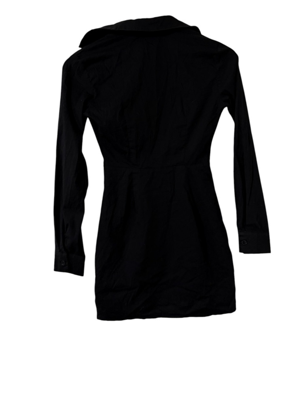REVOLVE x Superdown Colette Ruched Button Up Long Sleeve Mini Dress - Picture 7 of 8